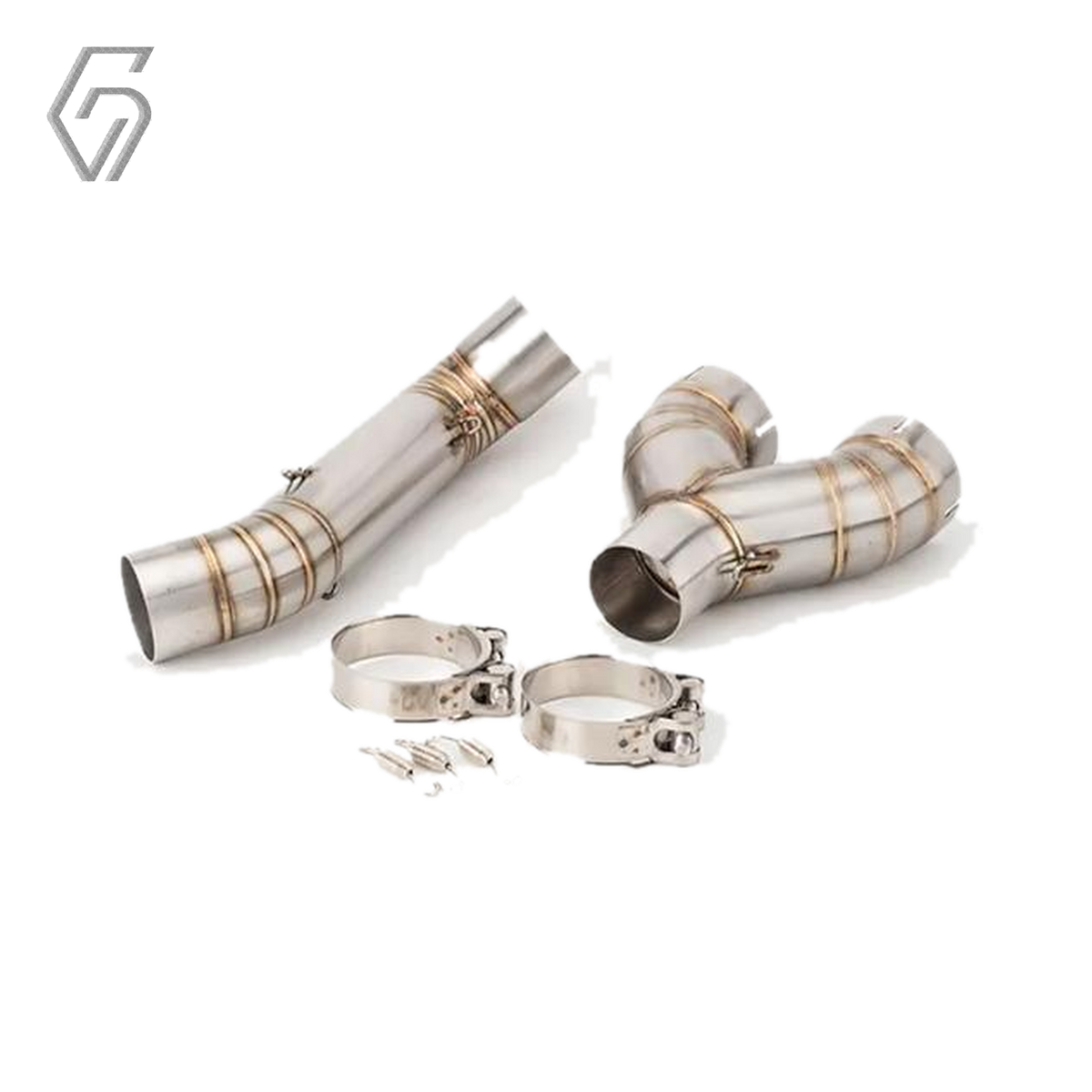 Stainless Steel Exhaust Mid Pipe Compatible with BMW S1000RR / S1000R