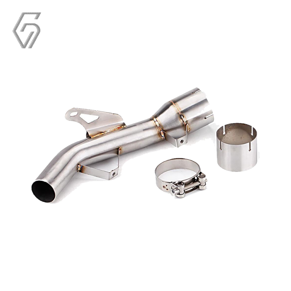 Stainless Steel Exhaust Mid Pipe Compatible with Kawasaki Z900 (2017–2020)
