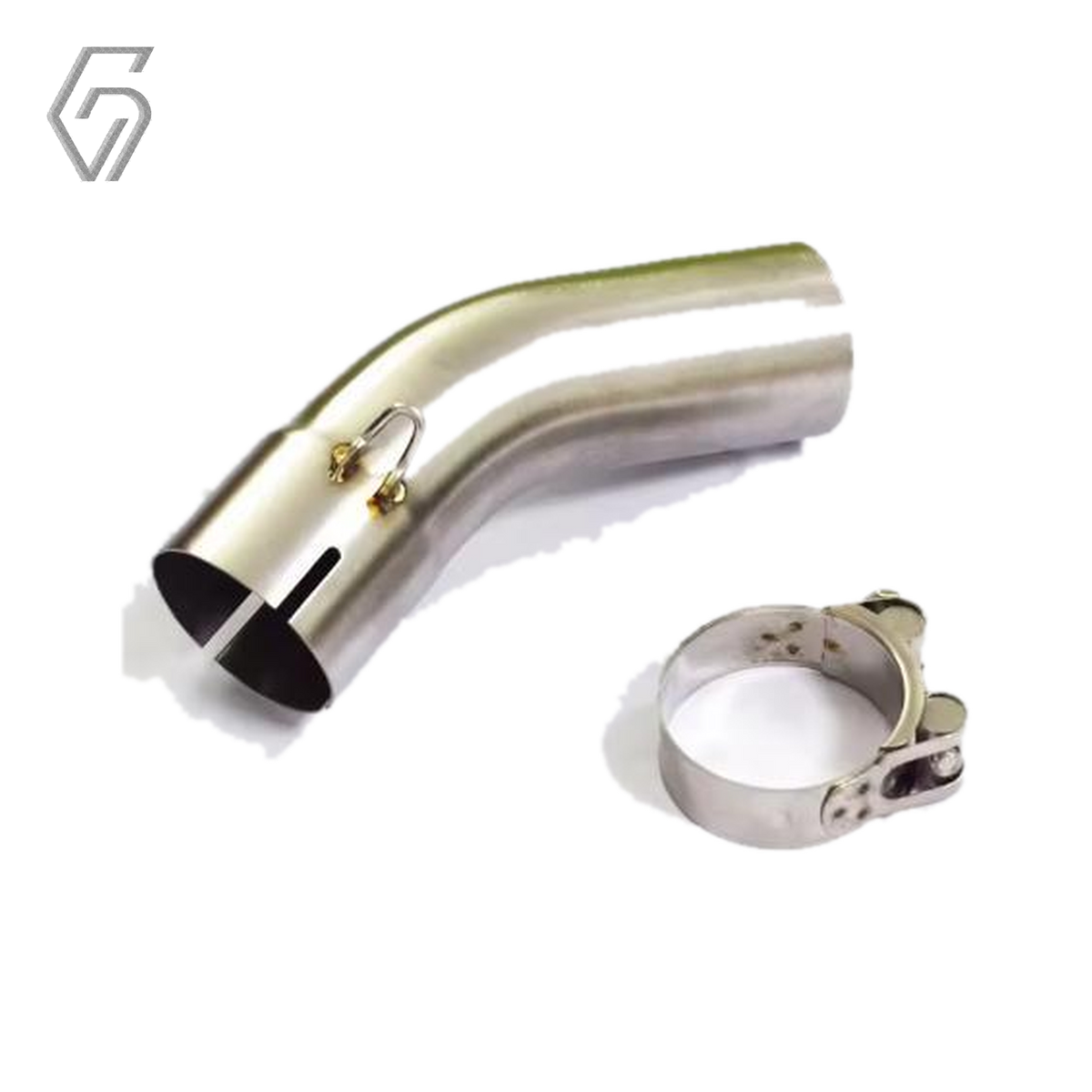 Stainless Steel Exhaust Mid Pipe Compatible with Kawasaki Ninja ZX-4R / ZX-4RR (2023)