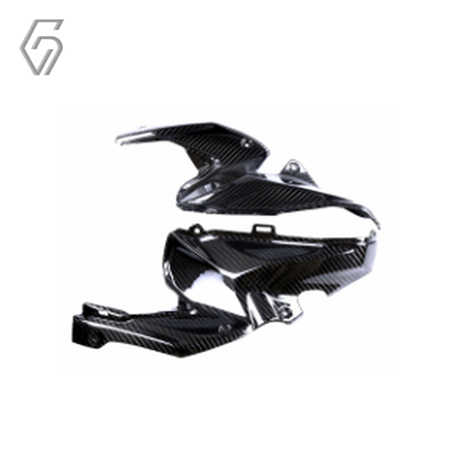 Carbon Fiber Tank Side Front Upper Inner Panels Fairing for Kawasaki Z900 2020-2024