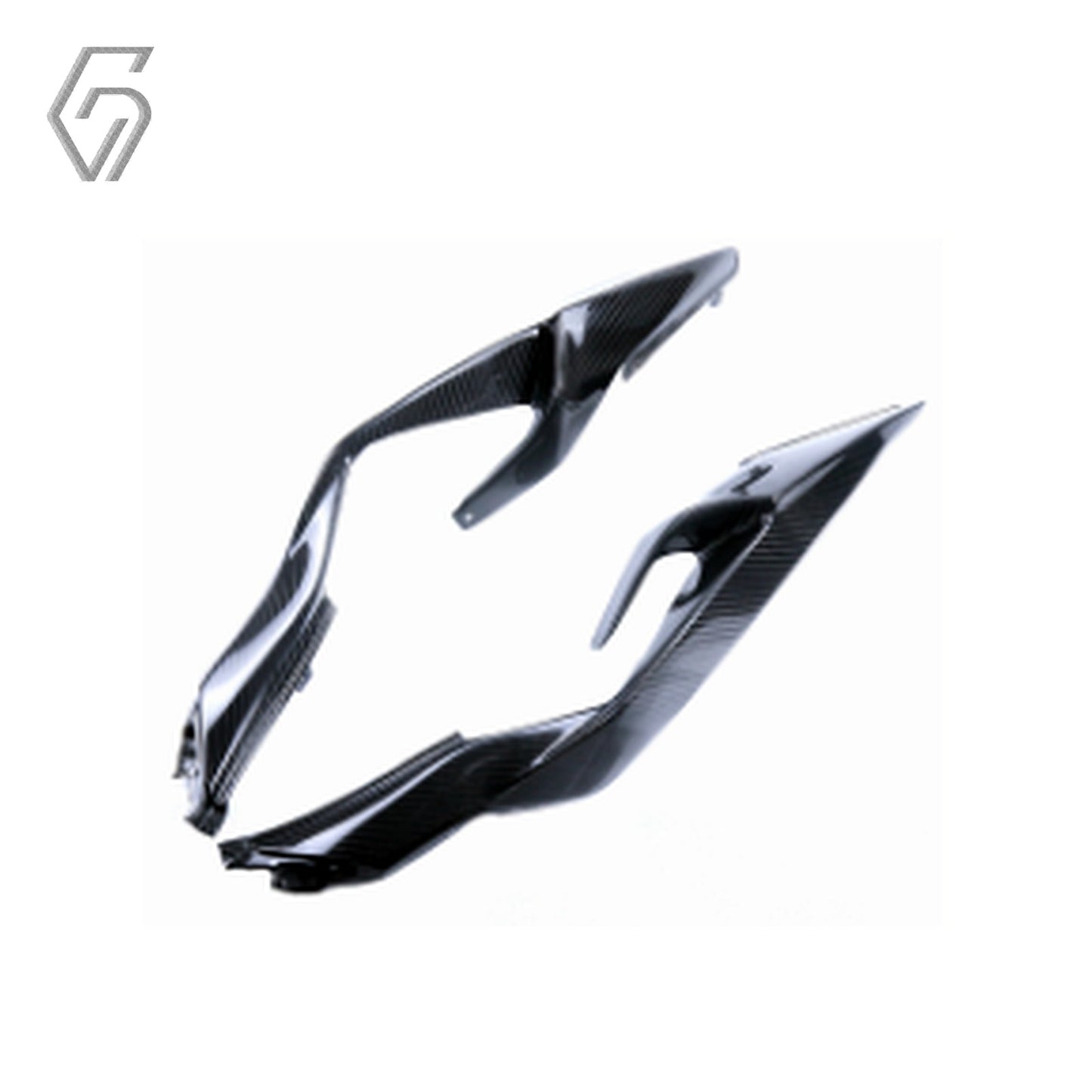 Carbon Fiber Rear Seat Side Panels for Kawasaki Ninja ZX-6R 2019-2023