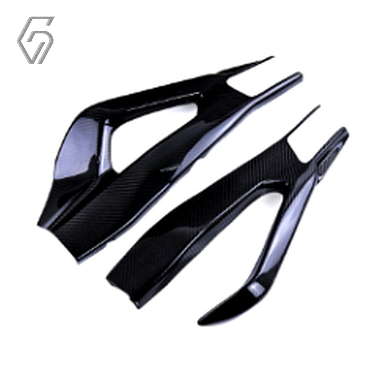 Carbon Fiber Swingarm Covers Protectors Style A for BMW S1000RR