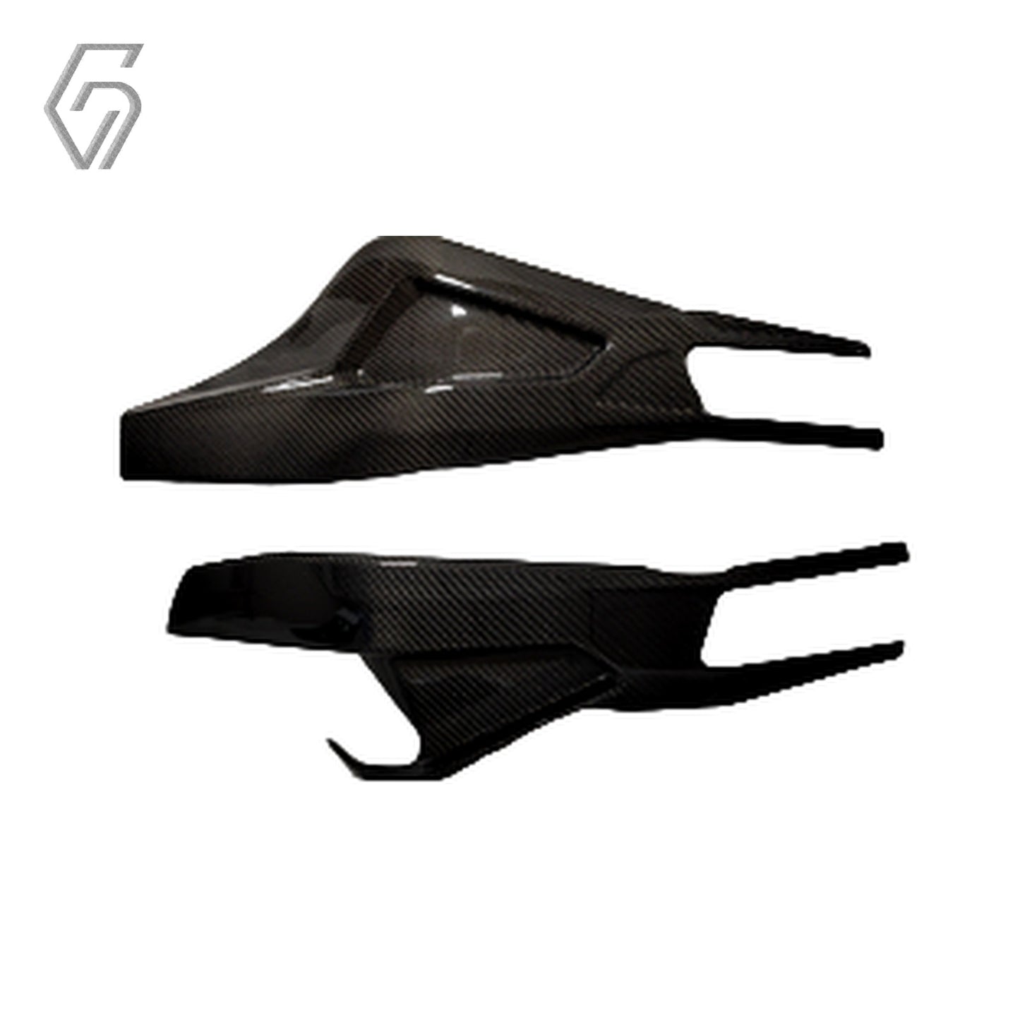 Carbon Fiber Swingarm Covers Protectors Style B WSBK for BMW S1000RR