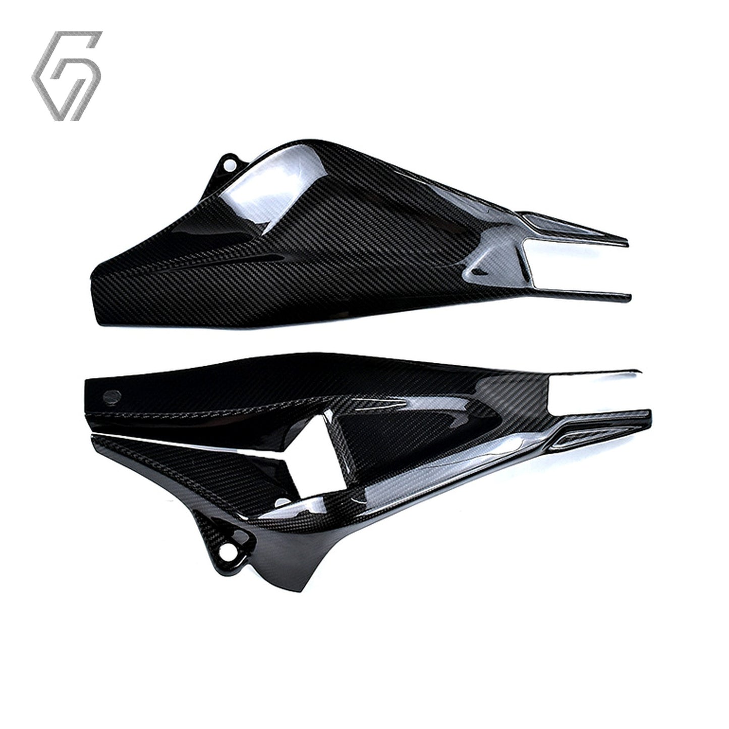 Carbon Fiber Swingarm Covers Protectors Style B WSBK for BMW S1000RR