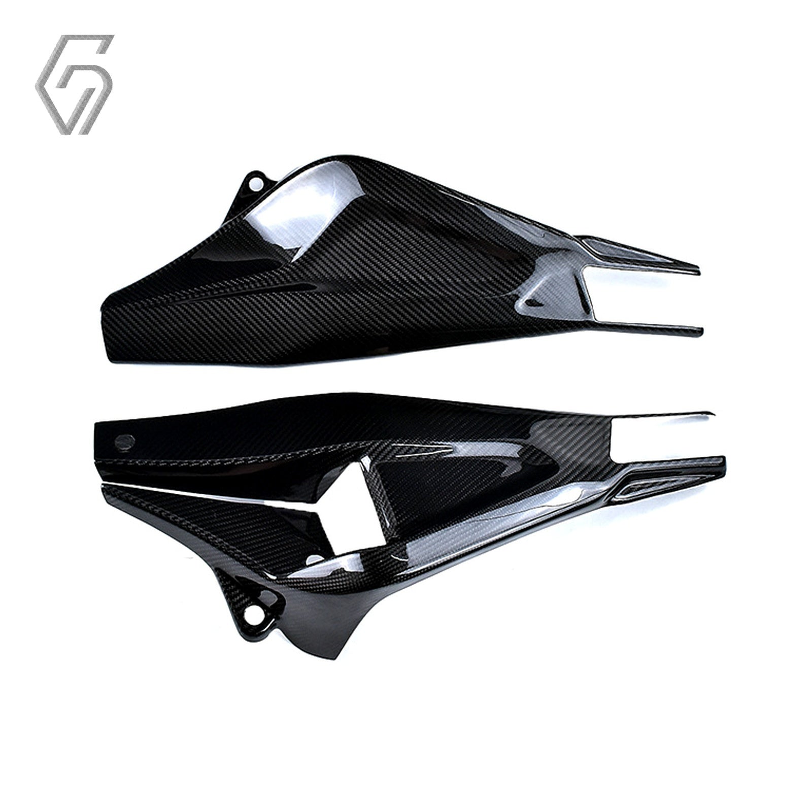 Carbon Fiber Swingarm Covers Protectors Style B WSBK for BMW S1000RR