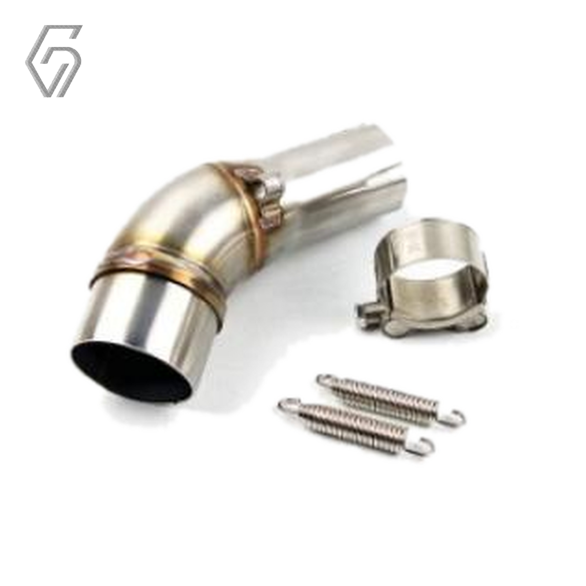Stainless Steel Exhaust Mid Pipe Compatible with Yamaha YZF-R3 / YZF-R25