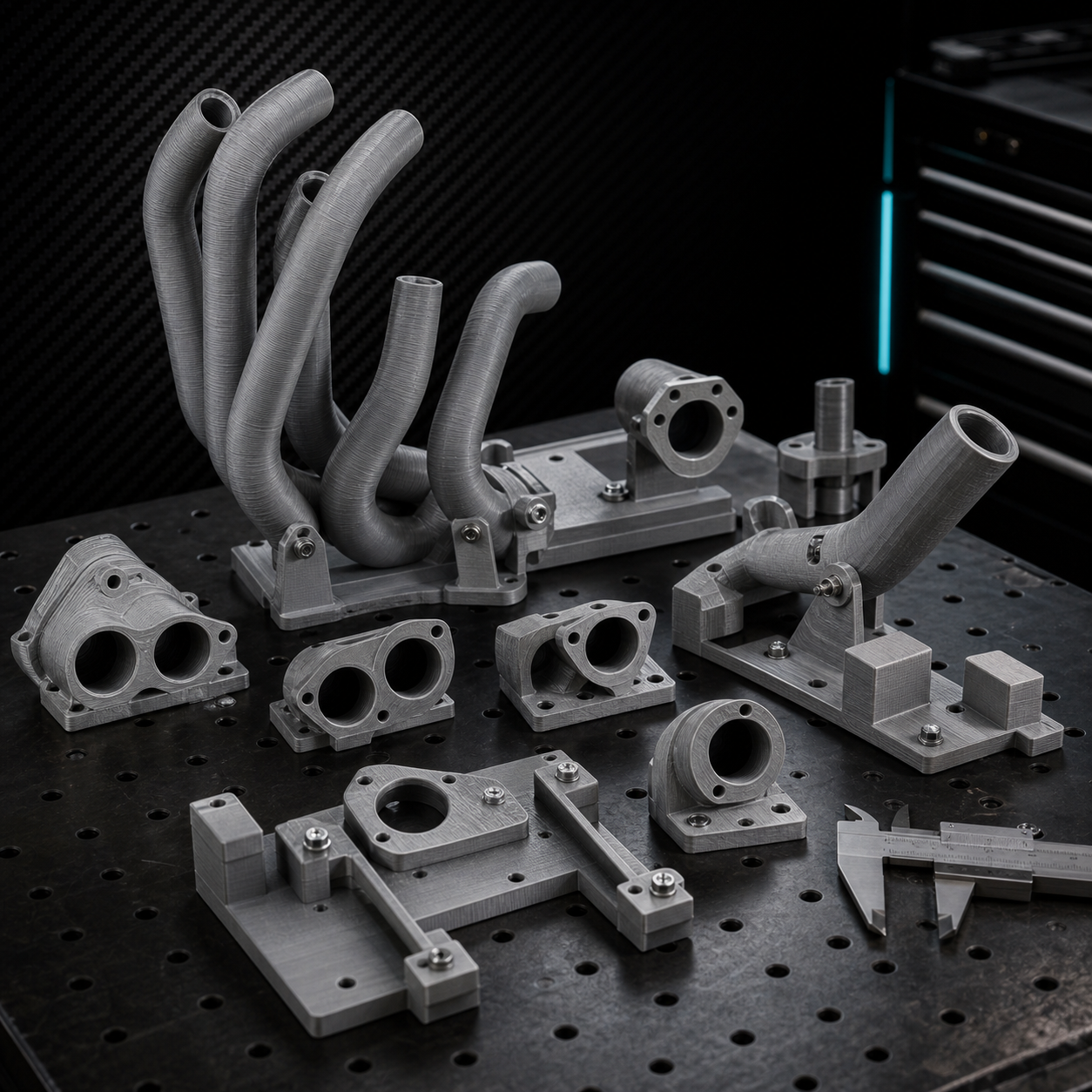 3D printed motorcycle engine mockup service