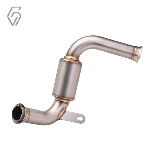 Stainless Steel Exhaust Mid Pipe Compatible with KTM Duke / RC 125 / 250 / 390 (2017–2020)