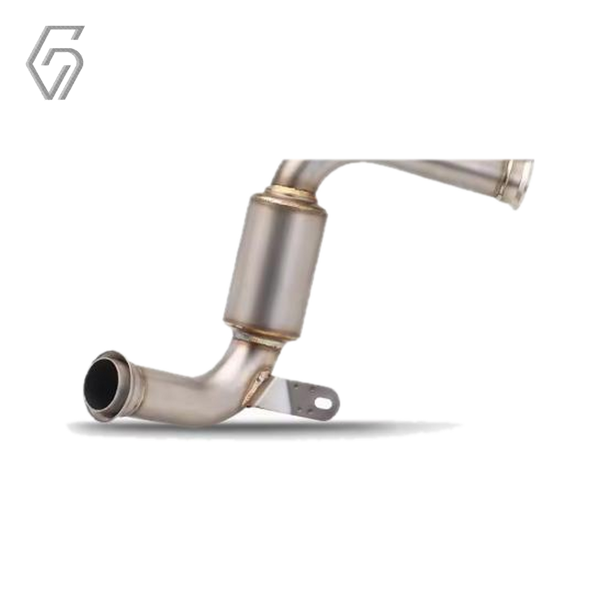 Stainless Steel Exhaust Mid Pipe Compatible with KTM Duke / RC 125 / 250 / 390 (2017–2020)