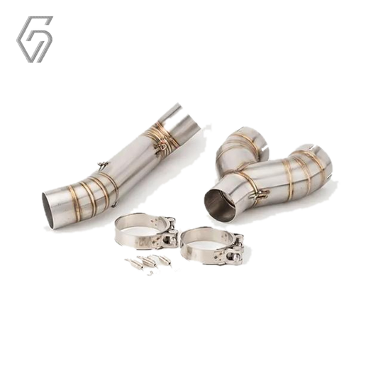 Stainless Steel Exhaust Mid Pipe Compatible with BMW S1000RR / S1000R
