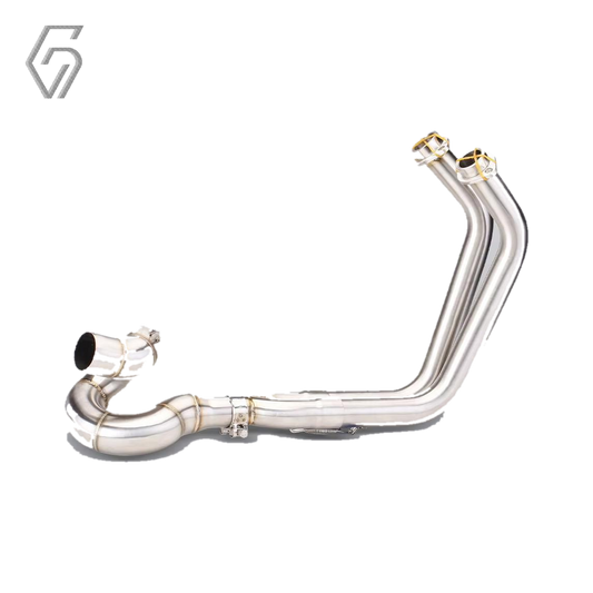 Stainless Steel Exhaust Mid Pipe Compatible with Kawasaki Ninja 650 / Z650 (2017–2022)