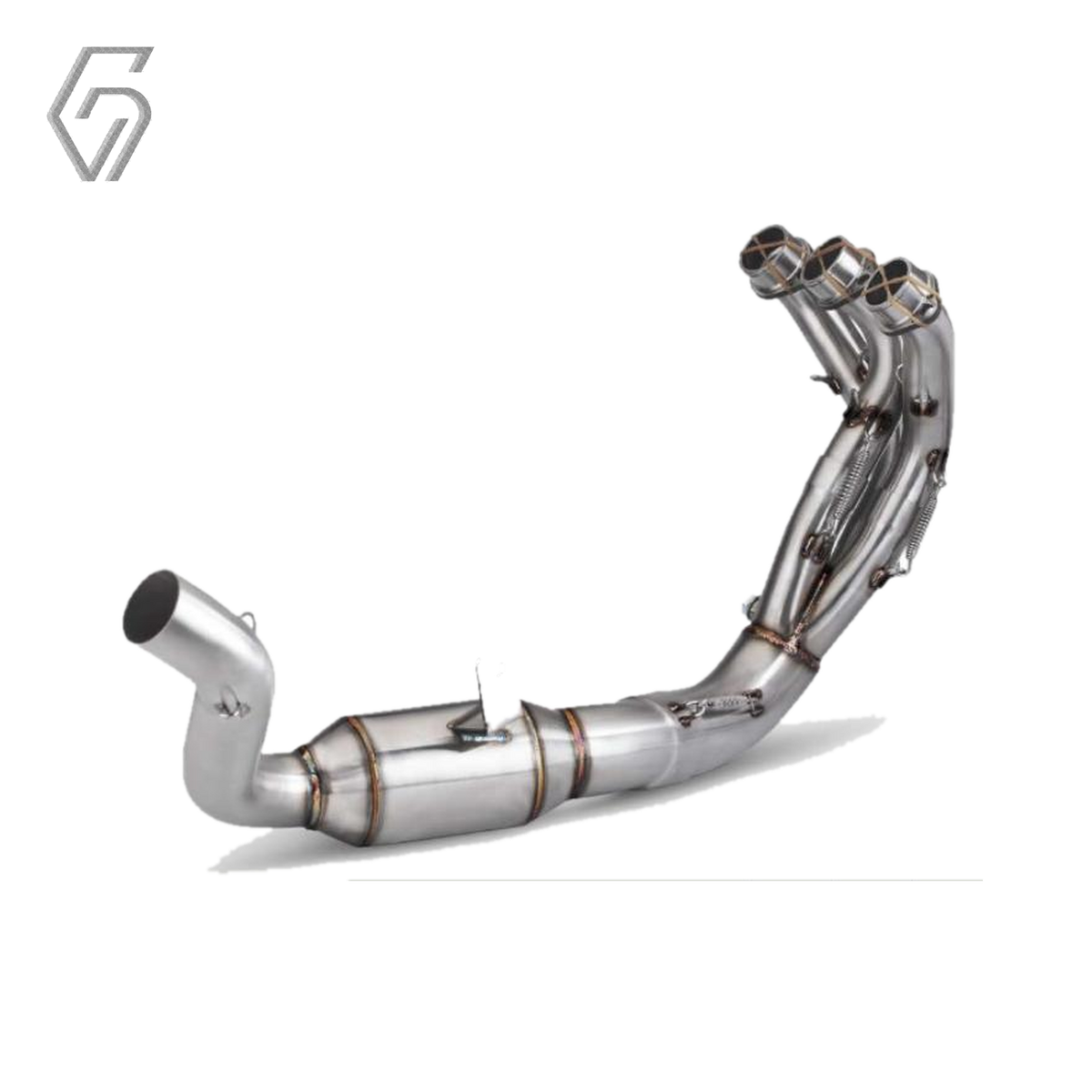 Stainless Steel Exhaust Mid Pipe Compatible with Yamaha MT-09 (2021–2023)