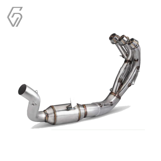 Stainless Steel Exhaust Mid Pipe Compatible with Yamaha MT-09 (2021–2023)