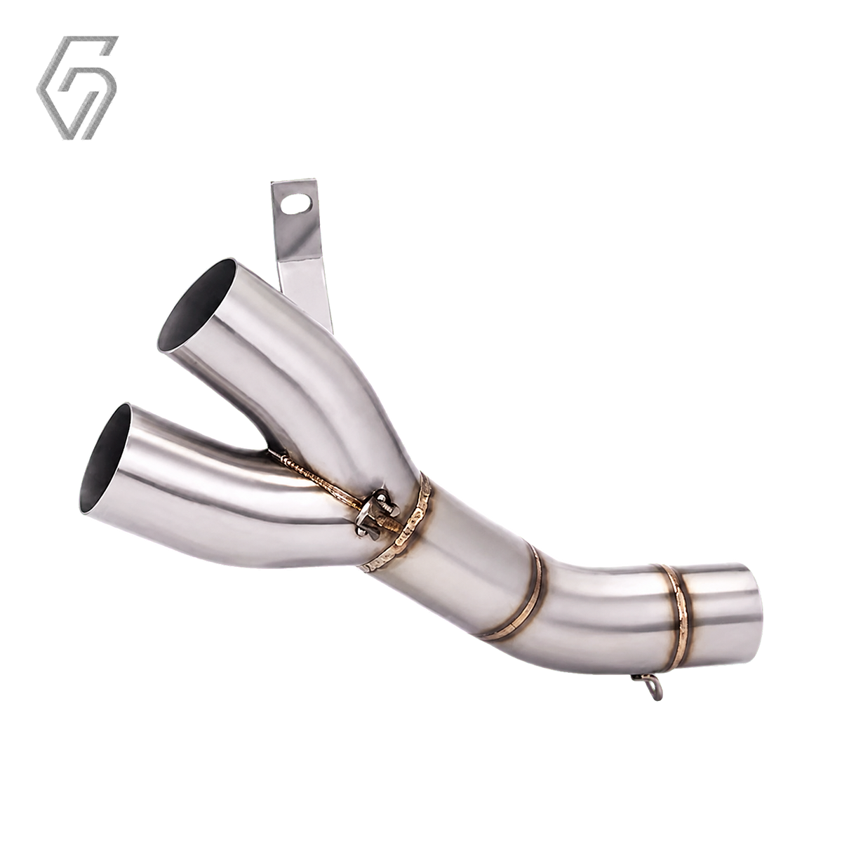 Stainless Steel Exhaust Mid Pipe Compatible with Ducati Scrambler 800 (2015–2021)