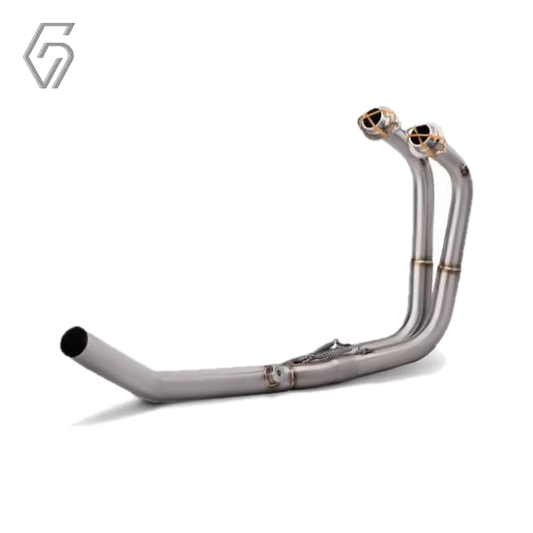 Stainless Steel Exhaust Mid Pipe Compatible with Kawasaki Ninja 400 / Z400 (2017–2025)