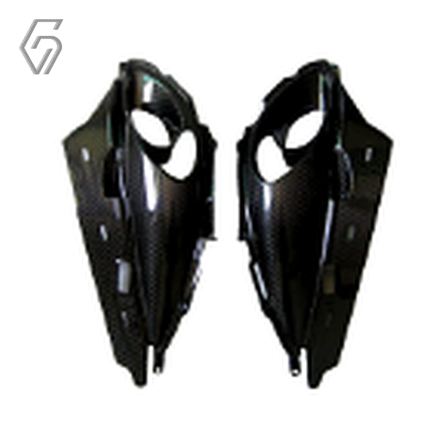 Carbon Fiber Front Upper Fairing Ducts for Suzuki Hayabusa
