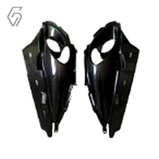 Carbon Fiber Front Upper Fairing Ducts for Suzuki Hayabusa