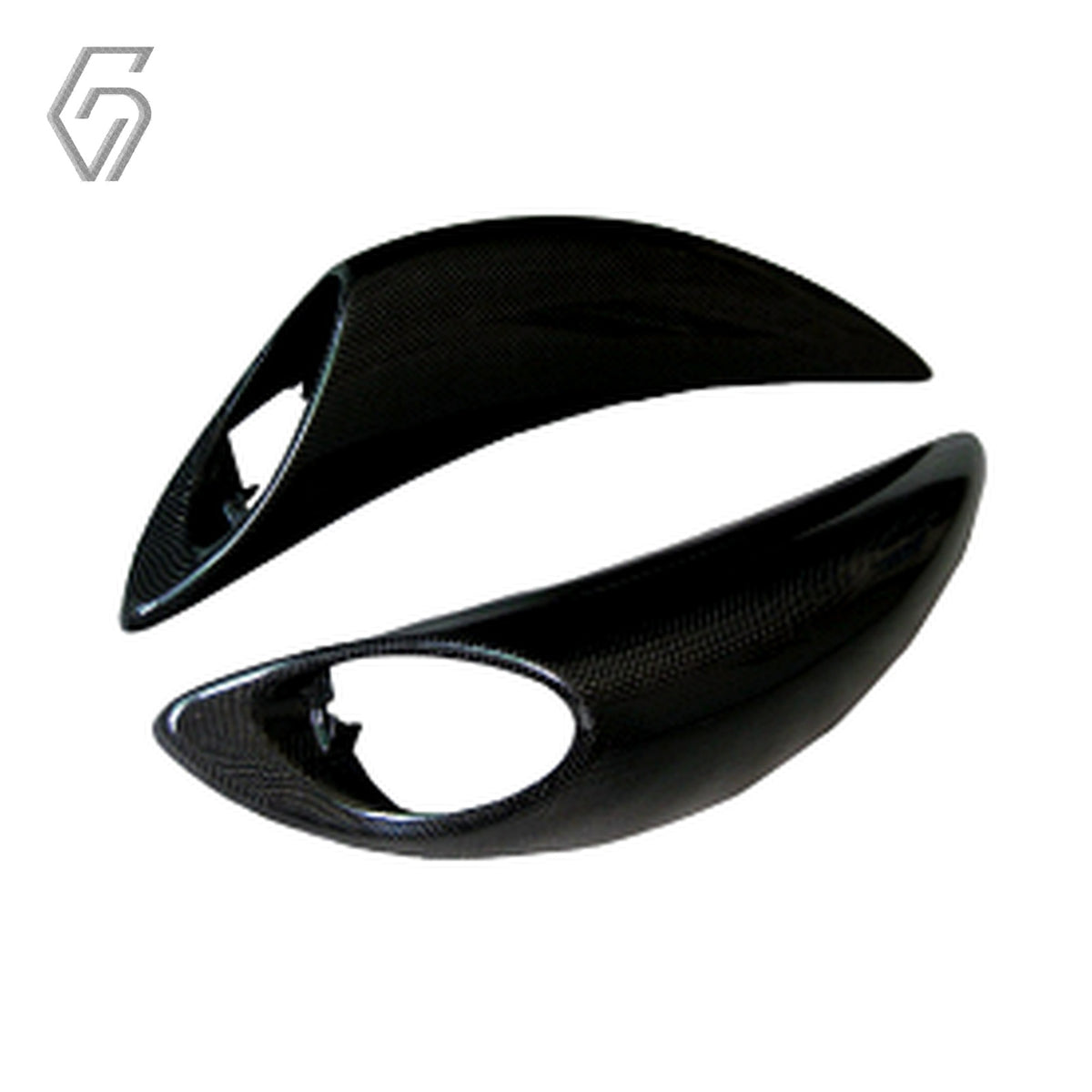 Carbon Fiber Rear Side Seat Section Covers for Suzuki Hayabusa