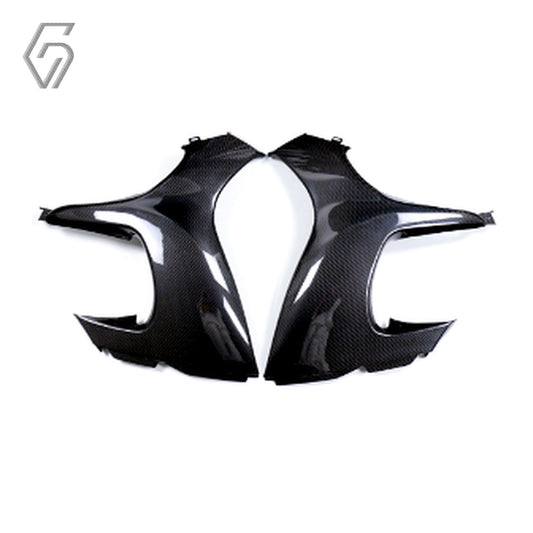 Carbon Fiber Side Upper Panels for Suzuki Hayabusa