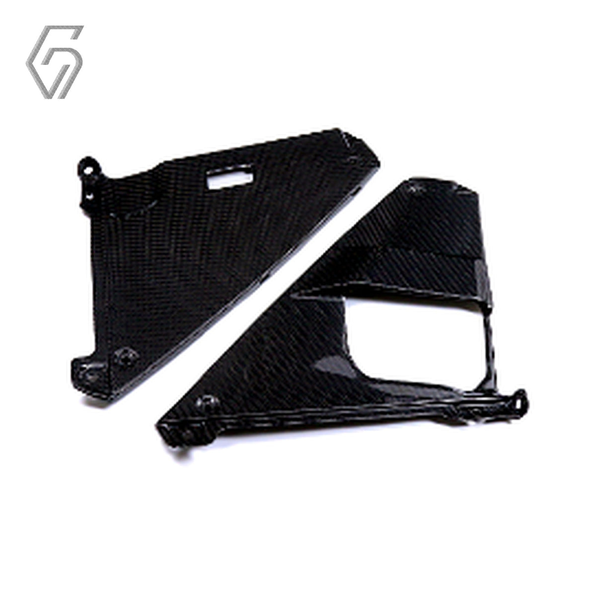 Carbon Fiber Under Inner Front Cowlings for Suzuki Hayabusa