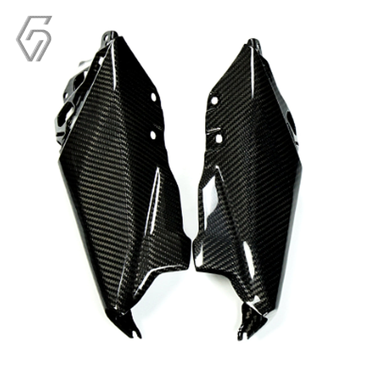 Carbon Fiber Rear Seat Side Panels for Yamaha MT-07 2025+