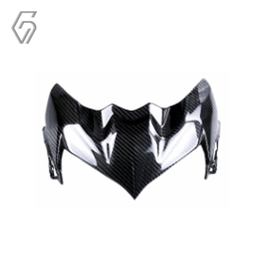 Carbon Fiber Front Fairing Nose Headlight Upper Panel for Kawasaki Z900 2020-2024