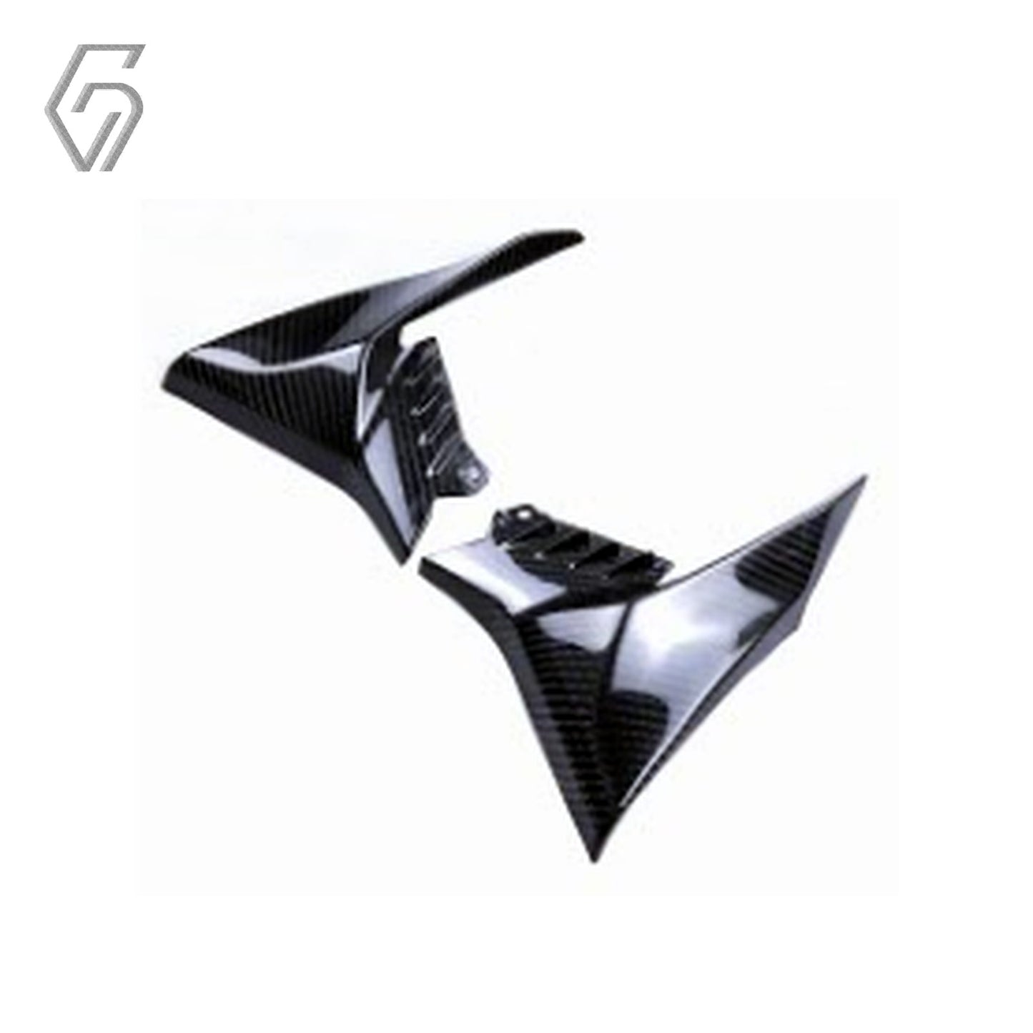 Carbon Fiber Front Fuel Tank Left Right Side Panels Fairing for Kawasaki Z900 2020-2024