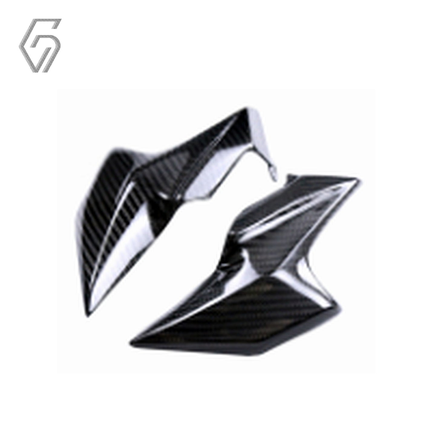 Carbon Fiber Front Side Nose Headlight Fairing Panel for Kawasaki Z900 2020-2024