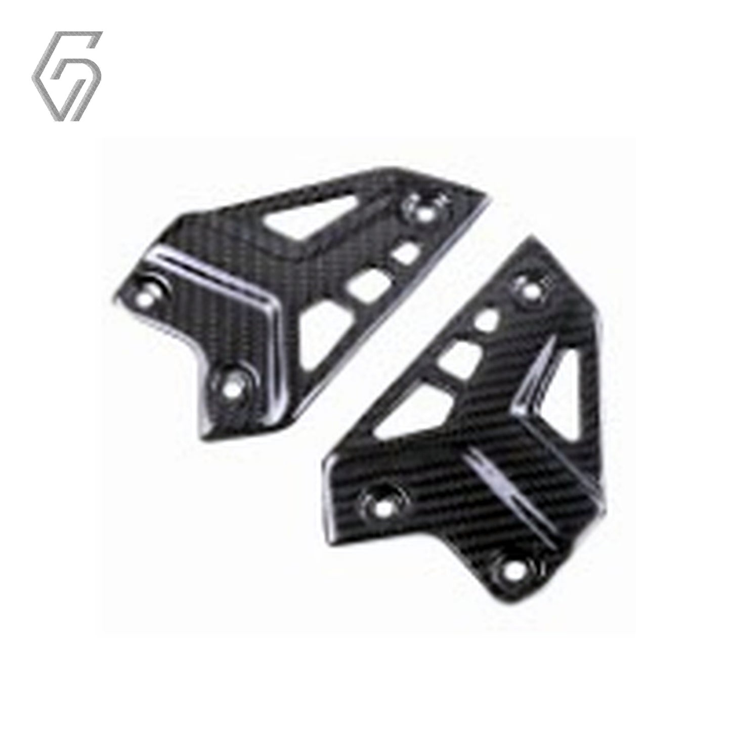 Carbon Fiber Heel Guards for Kawasaki Z900 2016+