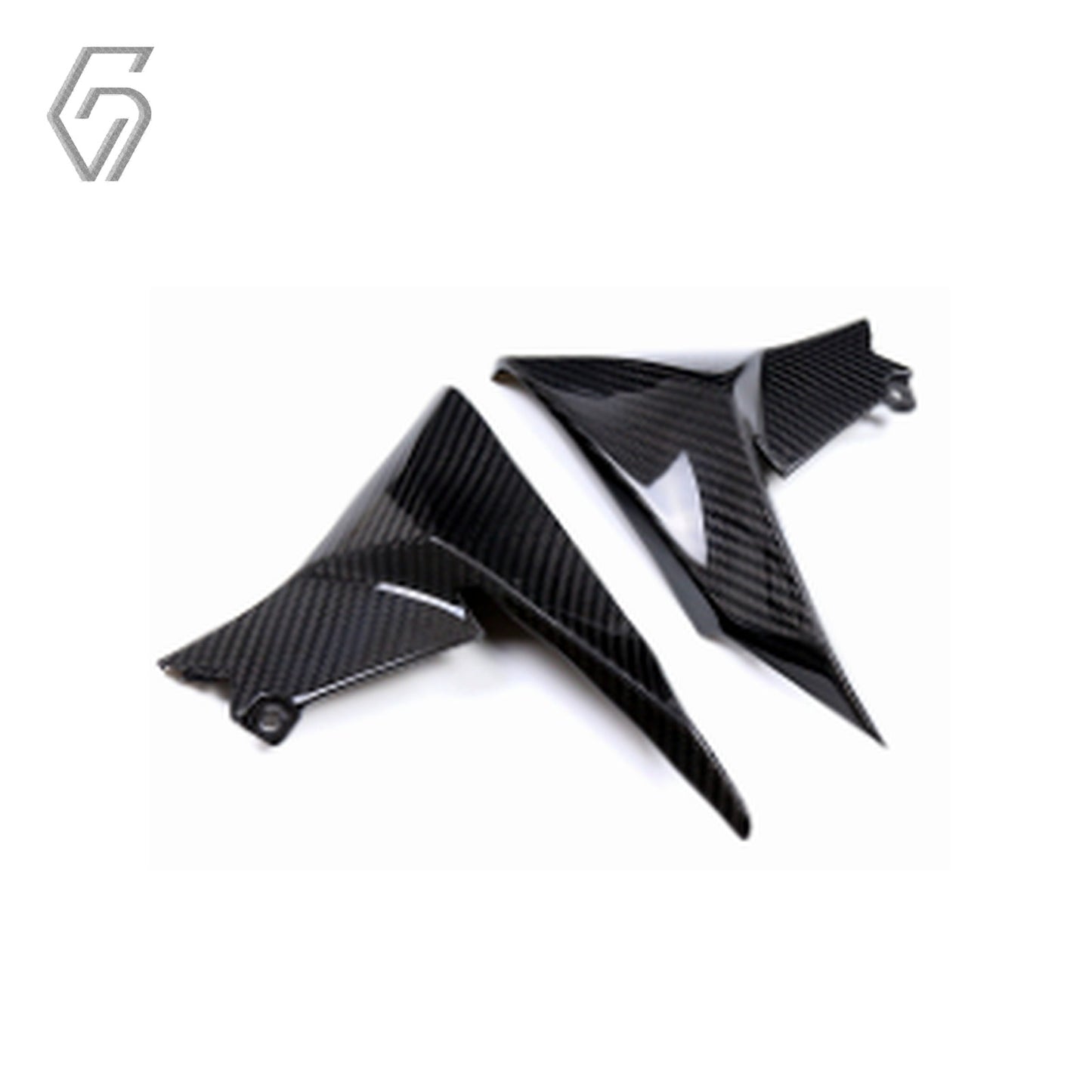 Carbon Fiber Side Fairing Radiator Cover Panel for Kawasaki Z900 2020-2024