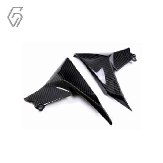 Carbon Fiber Side Fairing Radiator Cover Panel for Kawasaki Z900 2020-2024