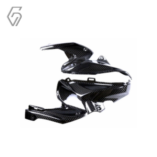 Carbon Fiber Tank Side Front Upper Inner Panels Fairing for Kawasaki Z900 2020-2024
