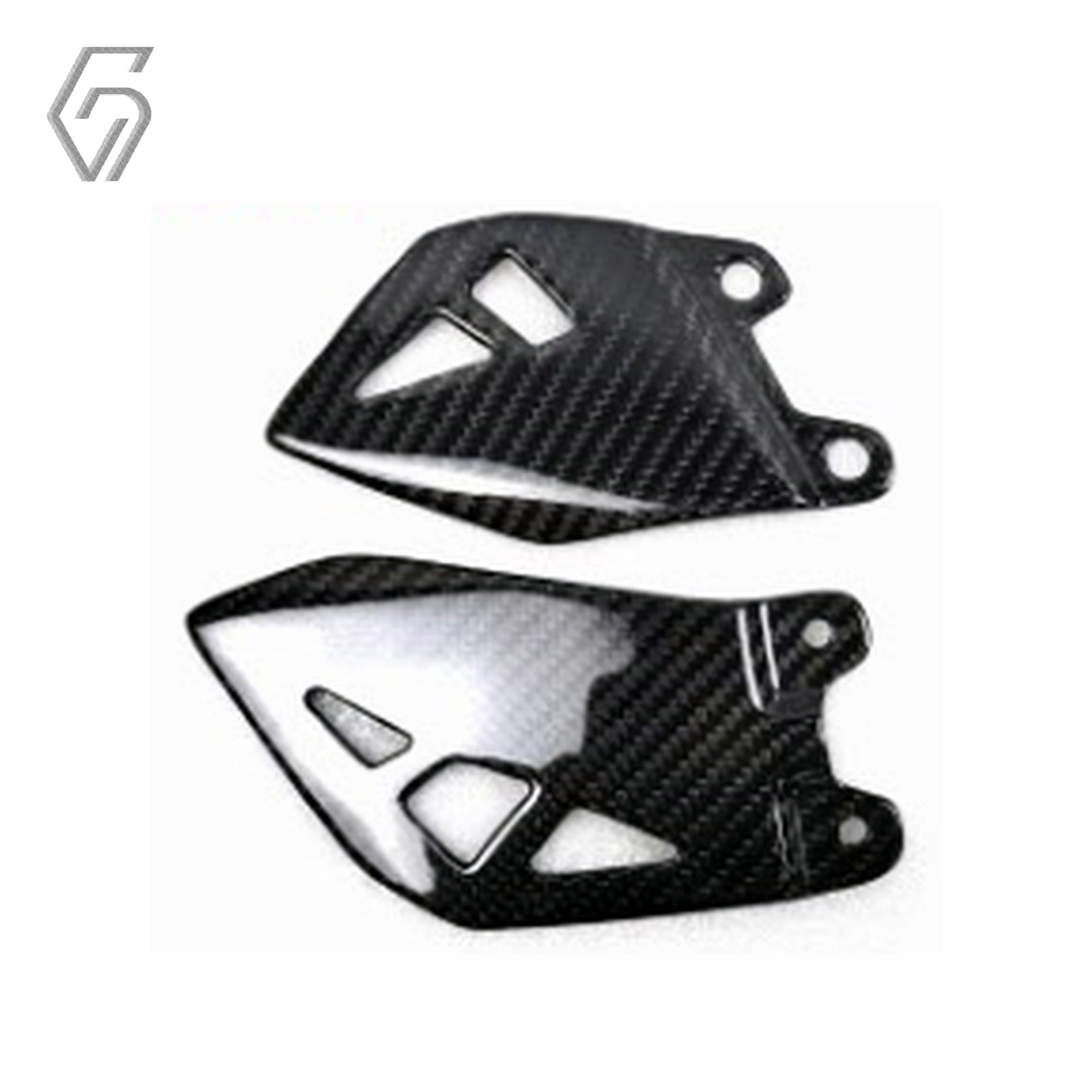 Carbon Fiber Heel Plates for Kawasaki ZX-10R 2011+