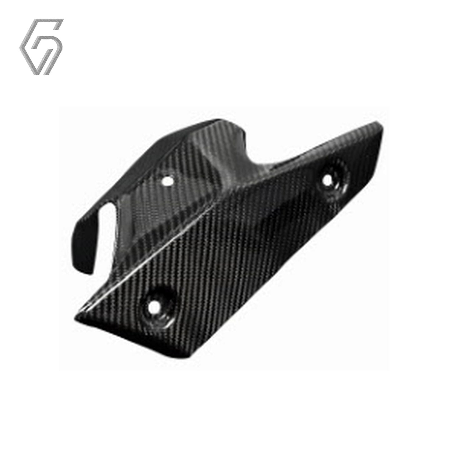 Carbon Fiber Exhaust Cover for Kawasaki Ninja ZX-6R 2019-2023
