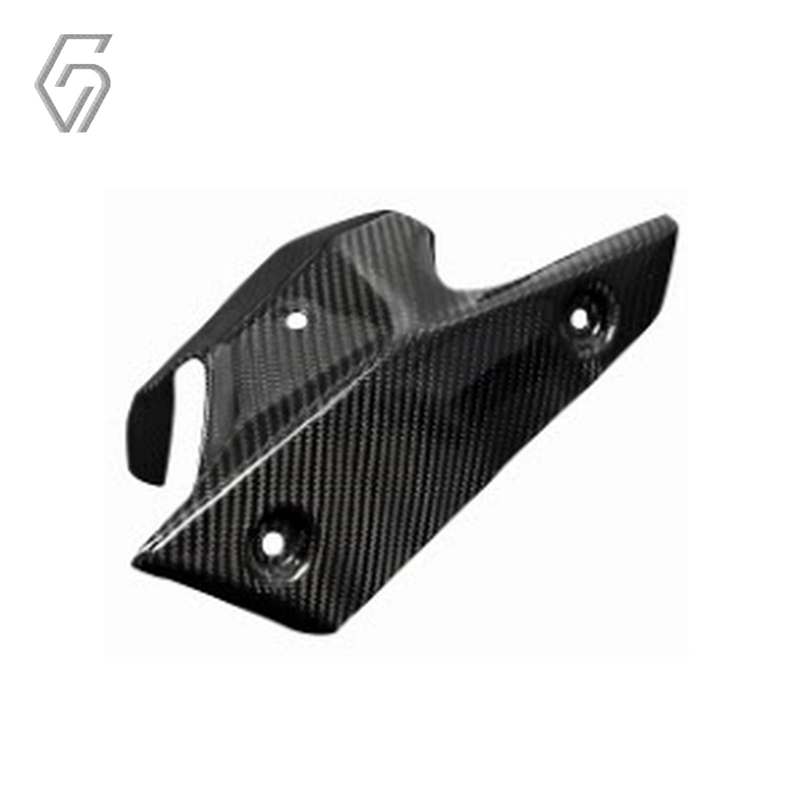 Carbon Fiber Exhaust Cover for Kawasaki Ninja ZX-6R 2019-2023