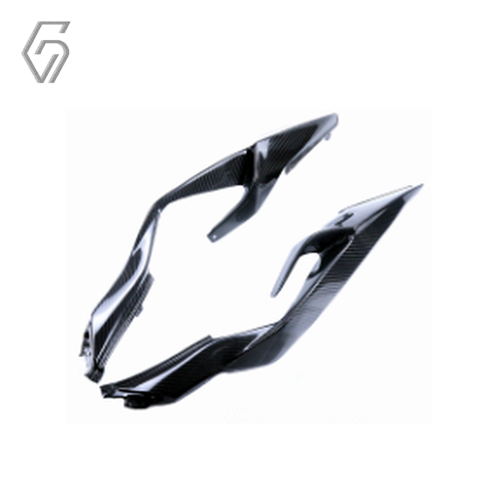 Carbon Fiber Rear Seat Side Panels for Kawasaki Ninja ZX-6R 2019-2023