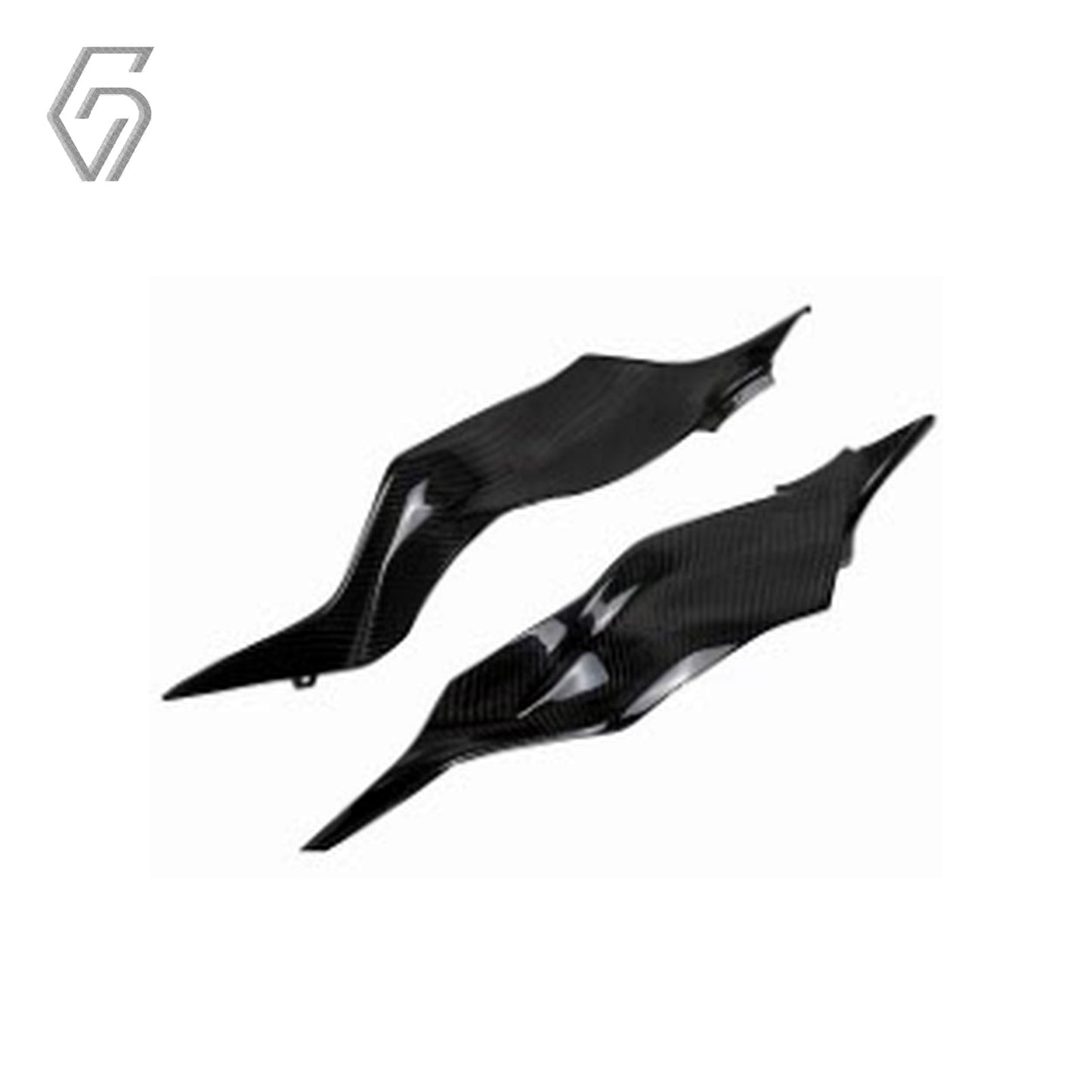 Carbon Fiber Tank Side Panels for Kawasaki Ninja ZX-6R 2019-2023